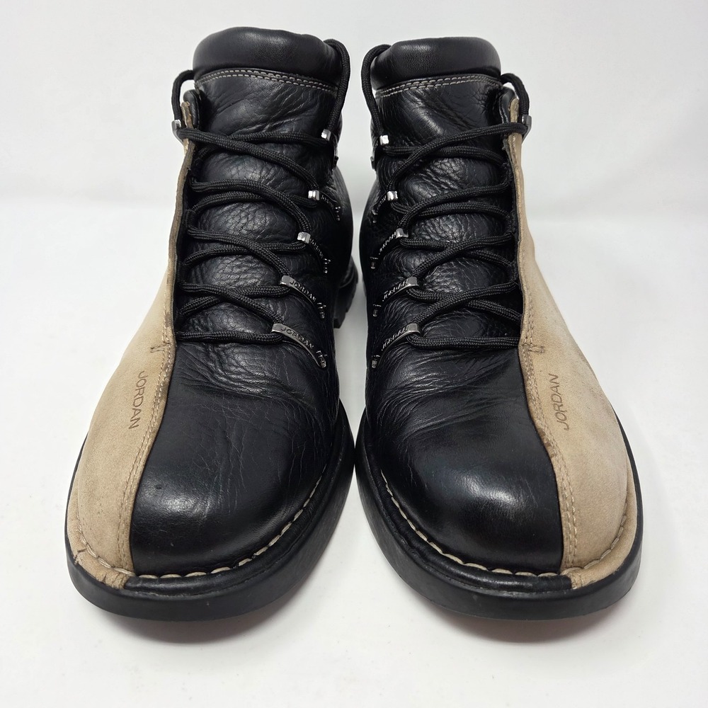 Vintage 2002 Nike Air Jordan Jumpman Two 3 Profiler Ankle Leather Boots Size 10